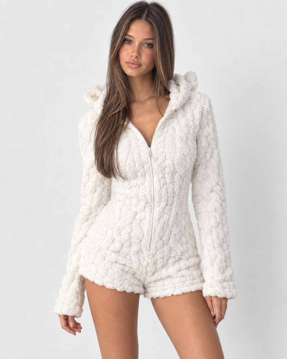 Cozy Crush Teddy Romper