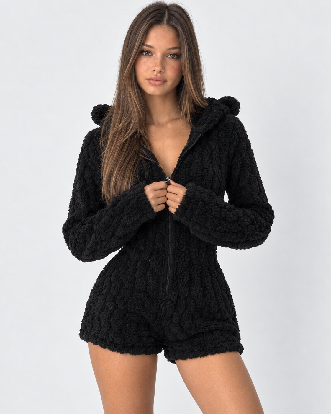 Cozy Crush Teddy Romper