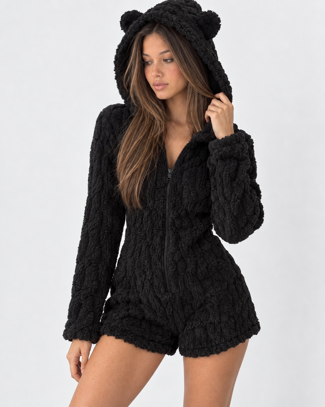 Cozy Crush Teddy Romper