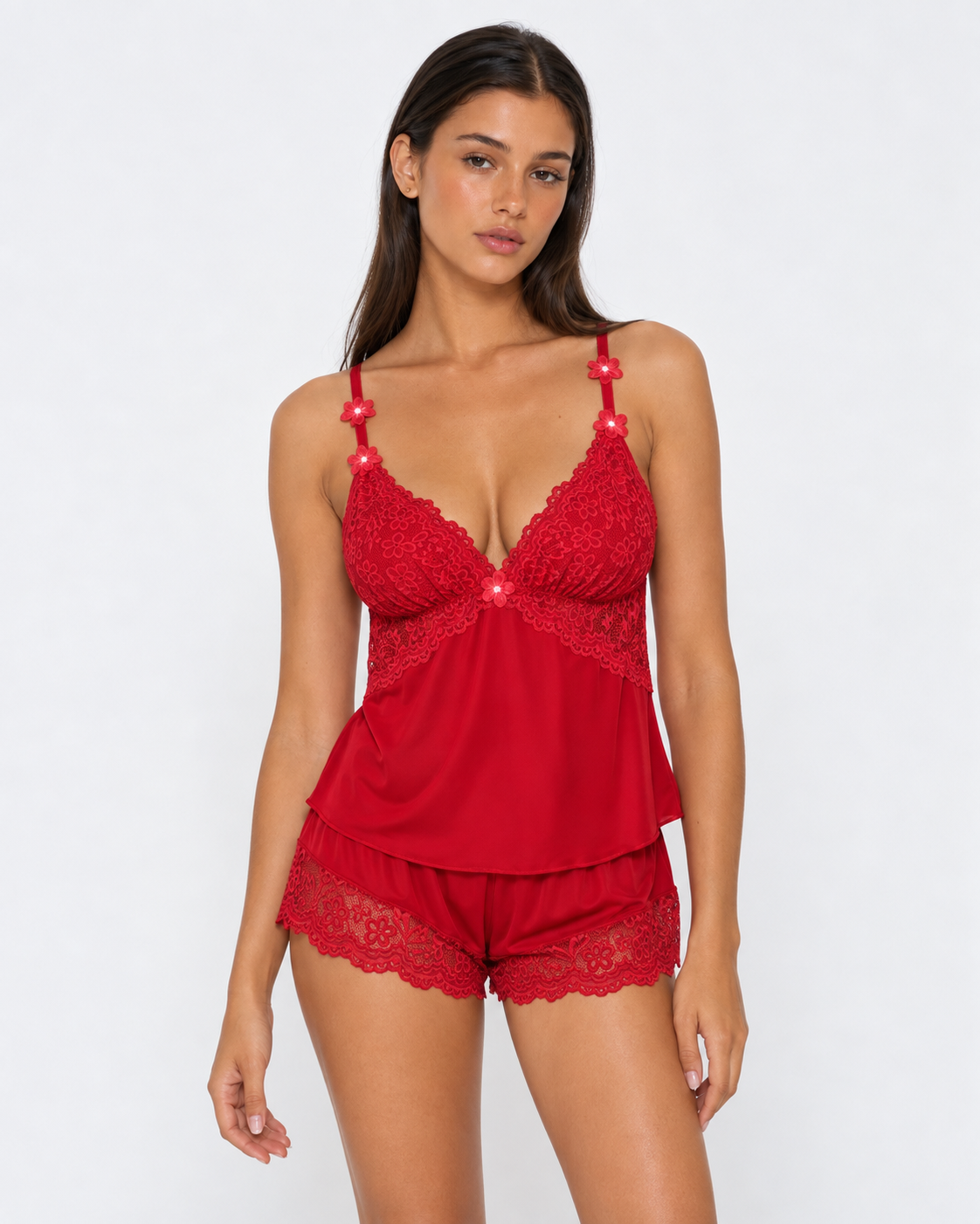 Midnight Bloom Cami Set