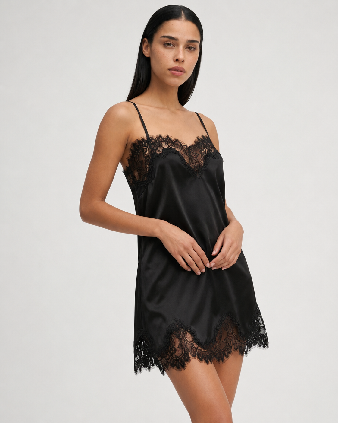 Night Lace Whisper Dress